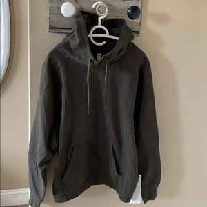 Dark olive Lululemon sweatshirt.  Women’s